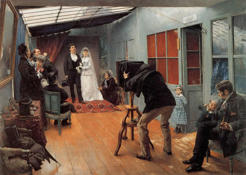 A wedding at the photographer by Pascal Dagnan-Bouveret — Oil Painting Reproduction
