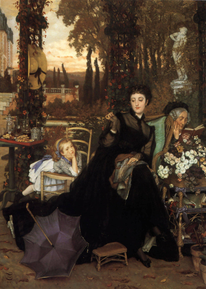 A Widow by James Tissot — Oil Painting Reproduction