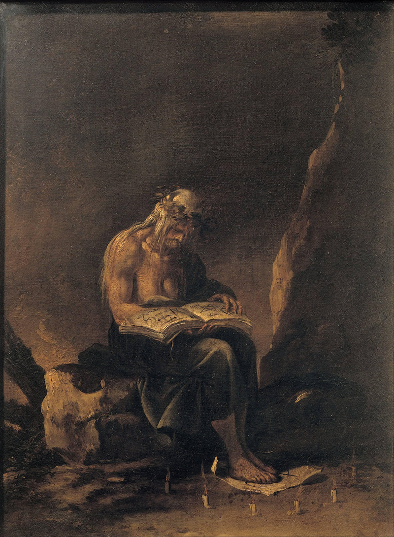 A Witch by Salvator Rosa — Oil Painting Reproduction