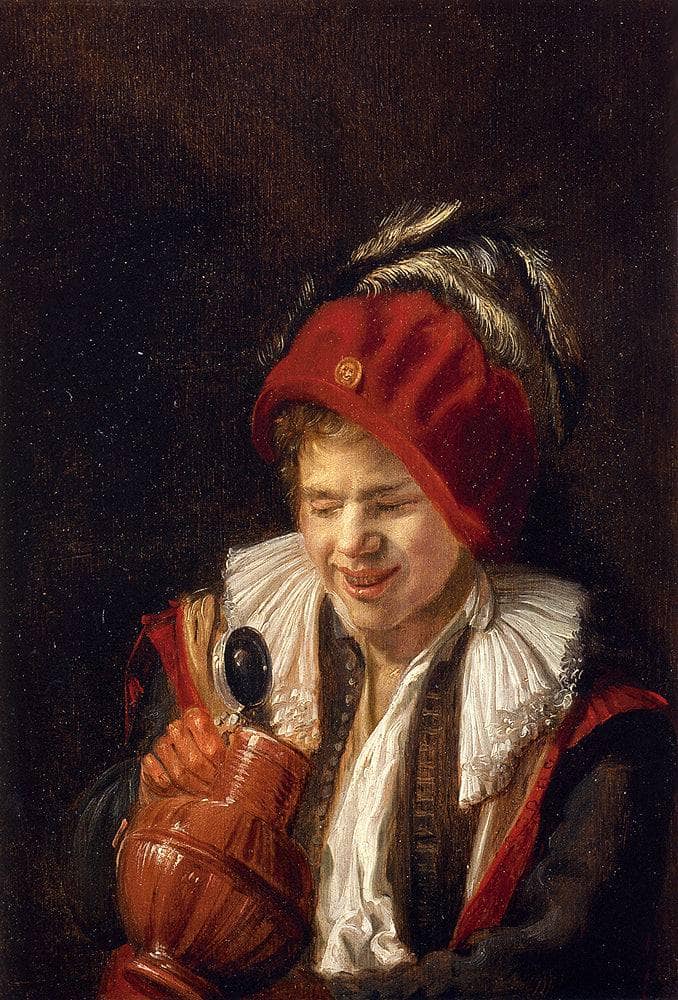 A Youth with a Jug by Judith Leyster — Oil Painting Reproduction