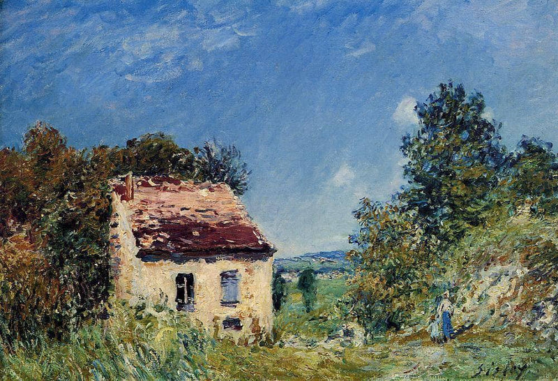 Abandoned House by Alfred Sisley — Oil Painting Reproduction