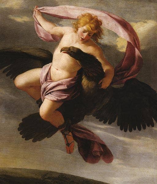 Abduction of Ganymede by Eustache Le Sueur — Oil Painting Reproduction