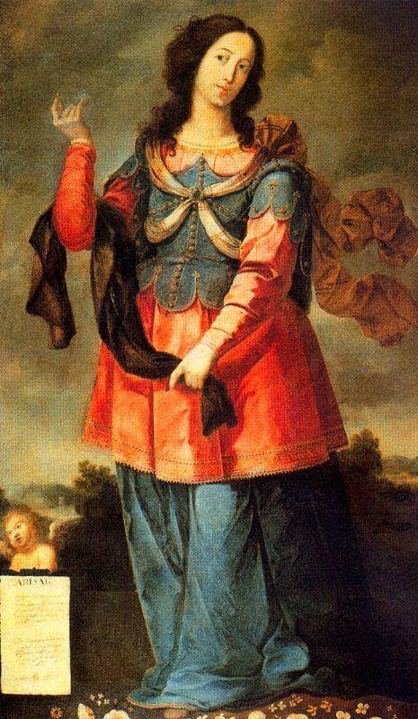 Abisag by Josefa de Obidos — Oil Painting Reproduction