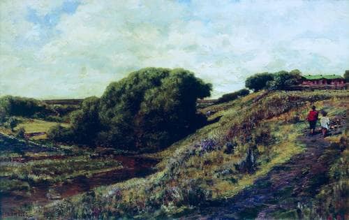 Ablyazov. Radishchevskaya estate. Ravine by Alexey Bogolyubov — Oil Painting Reproduction