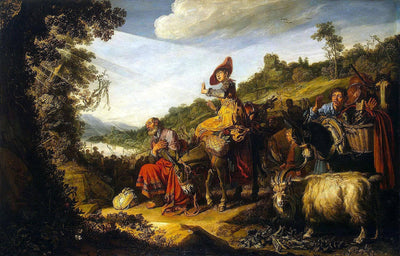 Abraham's Journey to Canaan in apartment