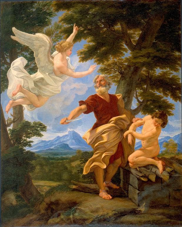 Abraham's Sacrifice of Isaac by Giovanni Battista Gaulli — Oil Painting Reproduction
