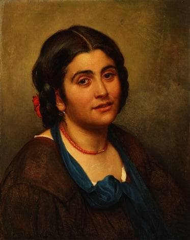 Adele by Carl Bloch — Oil Painting Reproduction