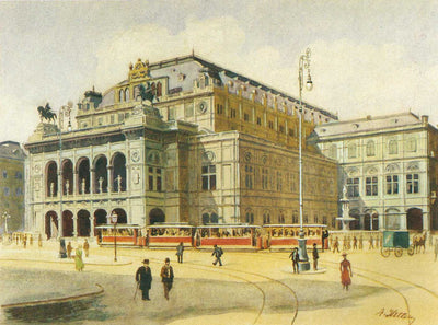 Vienna State Opera House in hallway