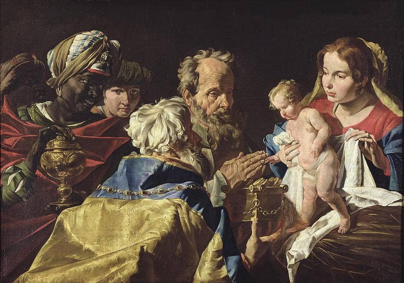 Adoration of the Magi by Matthias Stom — Oil Painting Reproduction