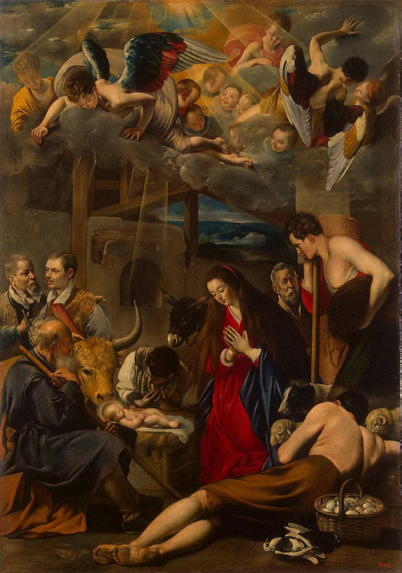 Adoration of the Shepherds by Juan Bautista Maíno — Oil Painting Reproduction