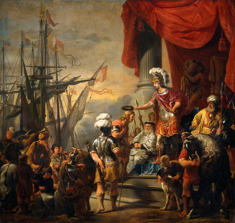 Aeneas at the Court of Latinus by Ferdinand Bol — Oil Painting Reproduction