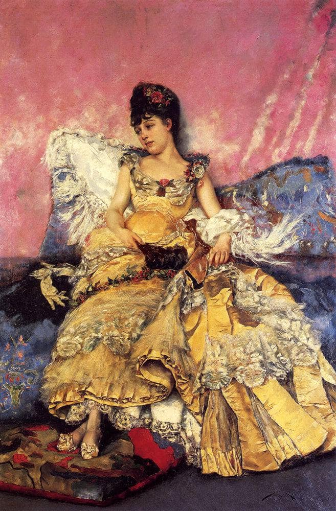 After The Ball by Julius LeBlanc Stewart — Oil Painting Reproduction