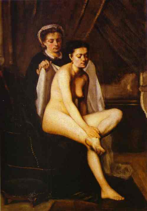 After the Bath by Frederic Bazille — Oil Painting Reproduction