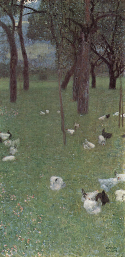 After the Rain (Garden with Chickens in St. Agatha) in hallway
