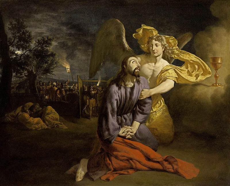 Agony in the Garden by Adriaen van de Velde — Oil Painting Reproduction