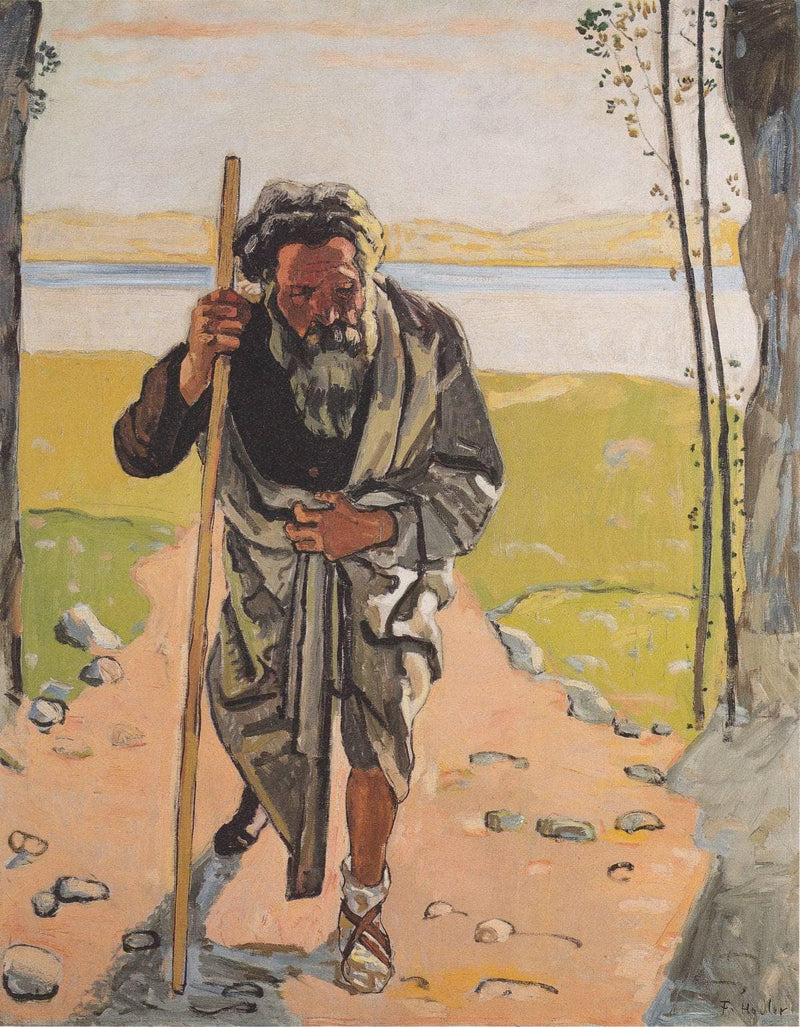 Ahasver by Ferdinand Hodler — Oil Painting Reproduction