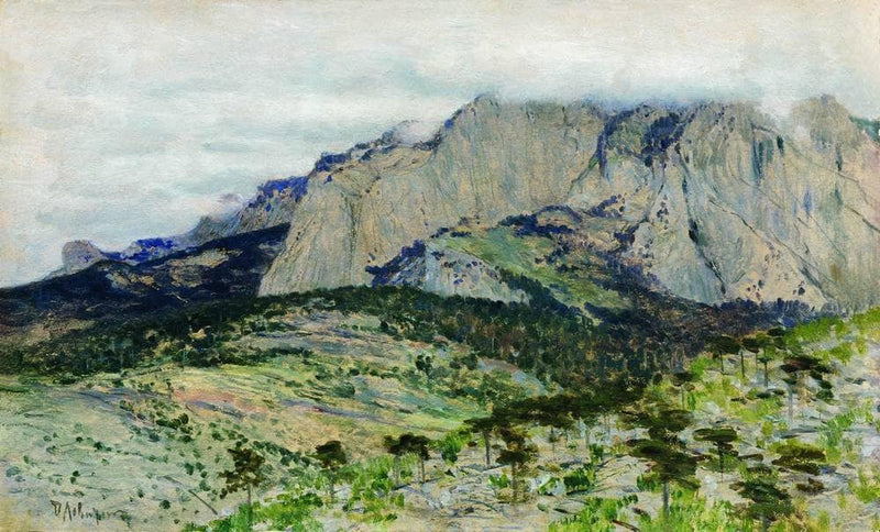 Ai-Petri by Isaac Levitan — Oil Painting Reproduction