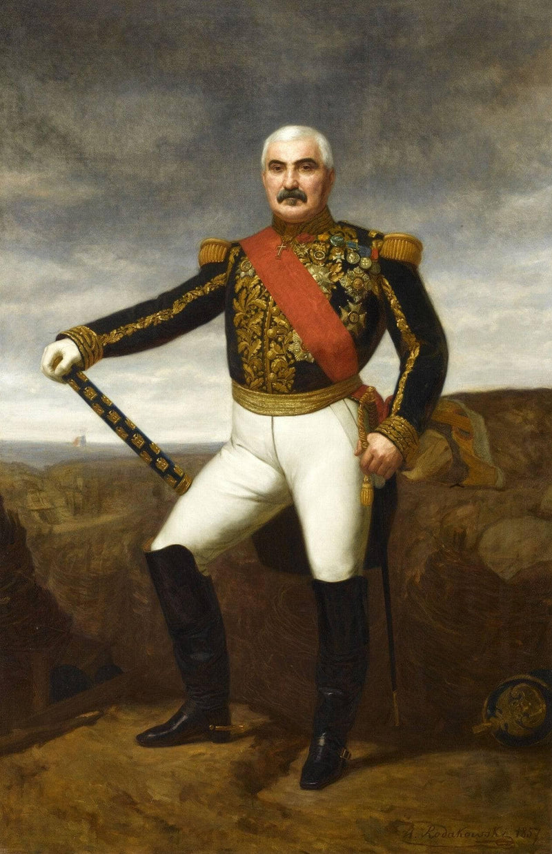 Aimable-jean-jacques Pélissier, Duc De Malakoff, Maréchal De France by Henryk Rodakowski — Oil Painting Reproduction