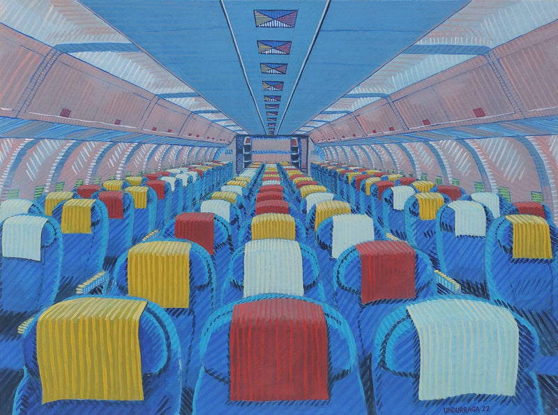 Airplane by Gregorio Undurraga — Oil Painting Reproduction
