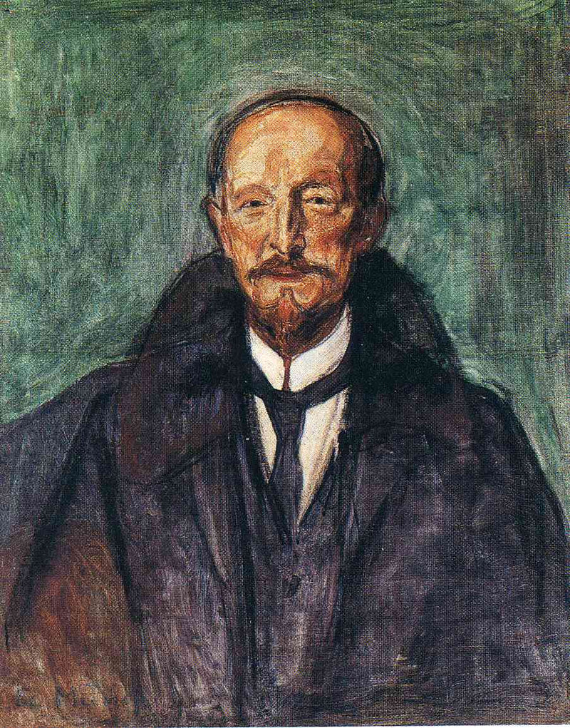 Albert Kollmann by Edvard Munch — Oil Painting Reproduction