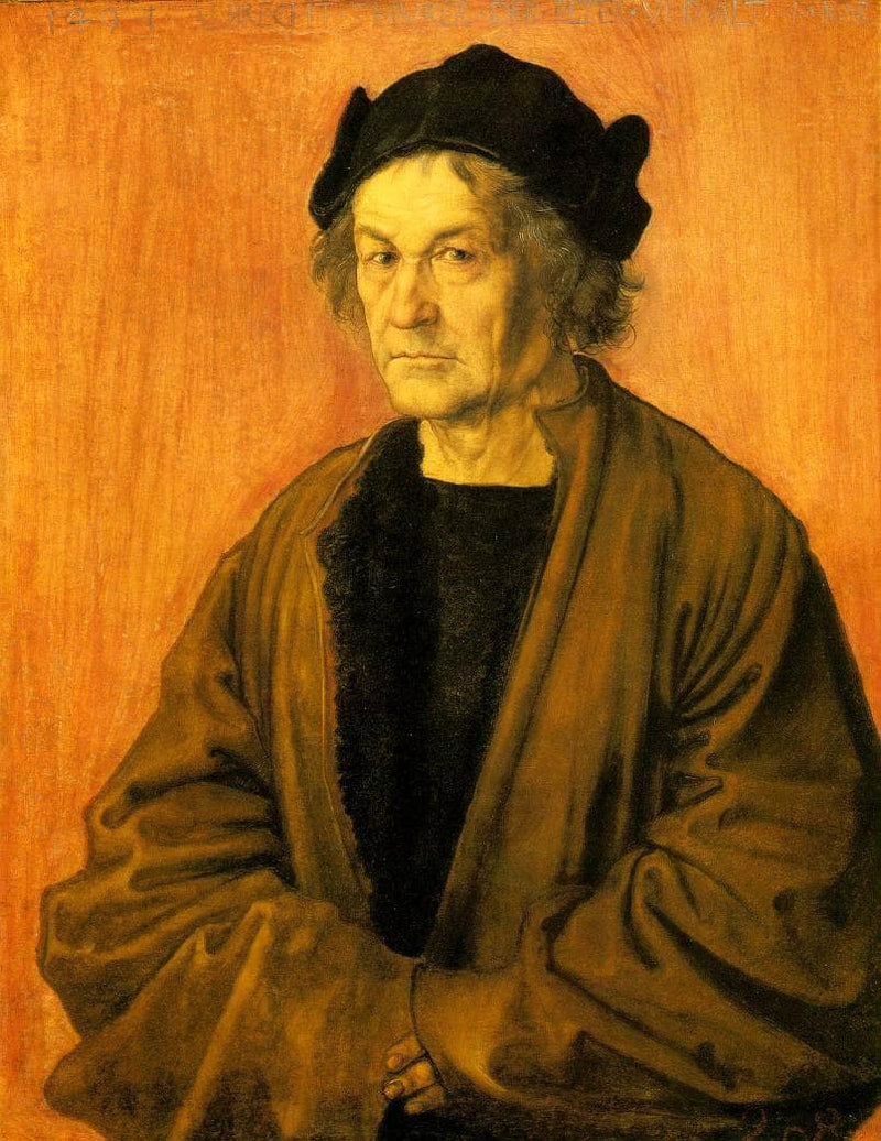 Albrecht Durer's Father by Albrecht Durer — Oil Painting Reproduction