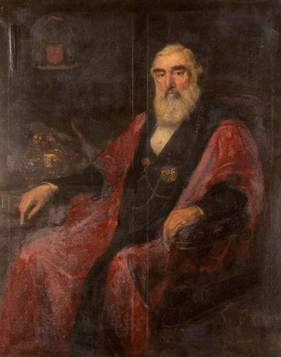 Alderman Thomas Robinson in home office