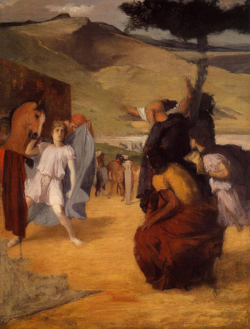 Alexander and Bucephalus by Edgar Degas — Oil Painting Reproduction