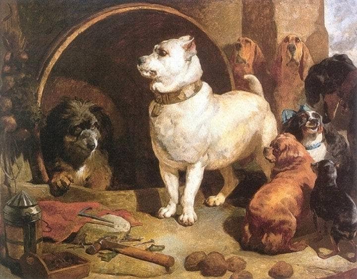 Alexander and Diogenes by Edwin Henry Landseer — Oil Painting Reproduction