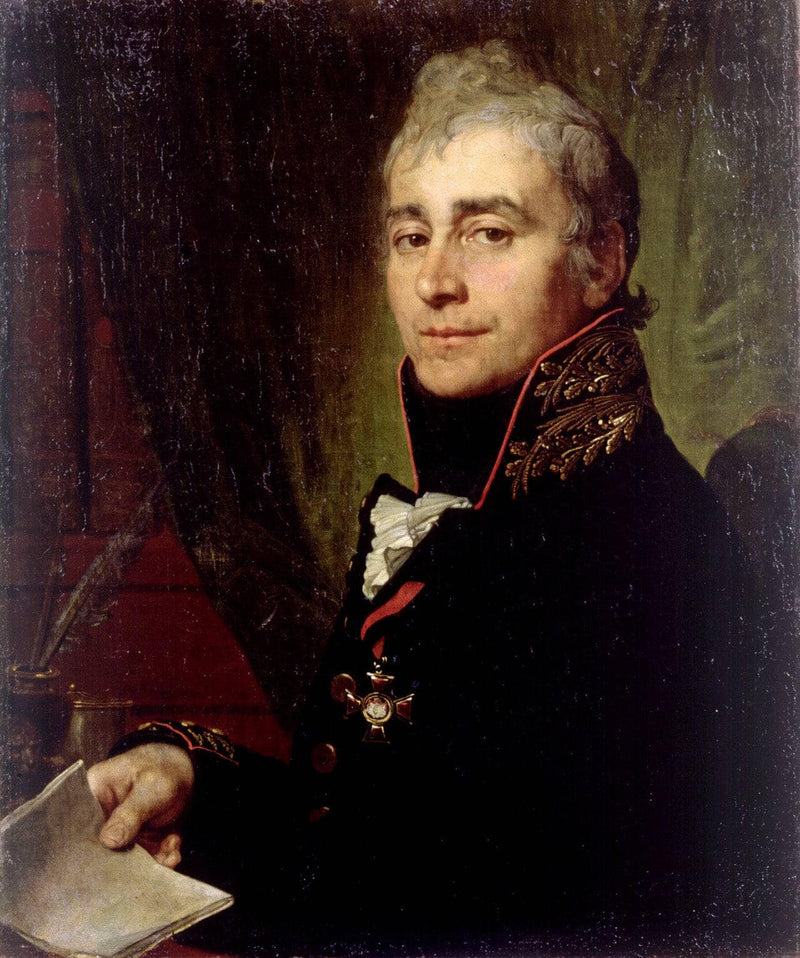 Alexander Fedoseevich Bestuzhev by Vladimir Borovikovsky — Oil Painting Reproduction