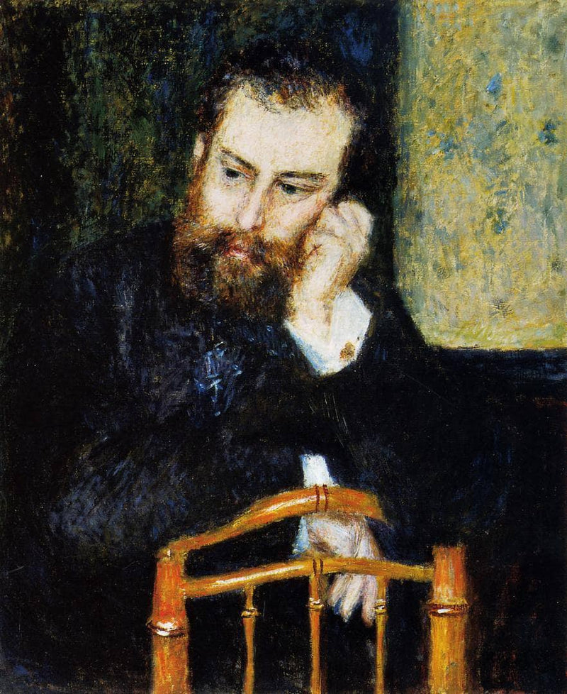 Alfred Sisley by Pierre-Auguste Renoir — Oil Painting Reproduction