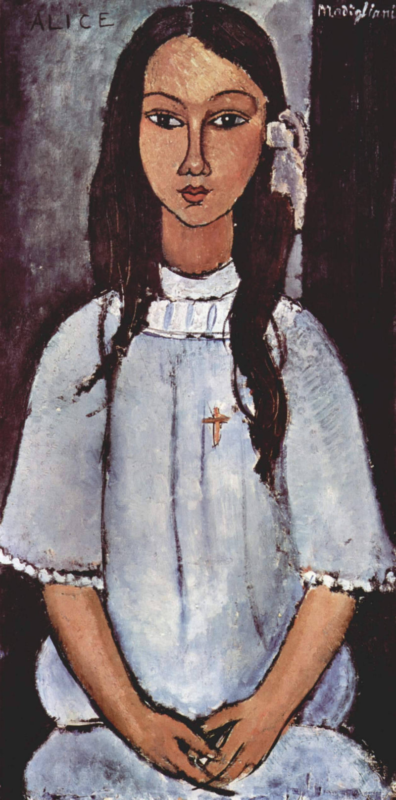 Alice by Amedeo Modigliani, Oil Painting Reproduction