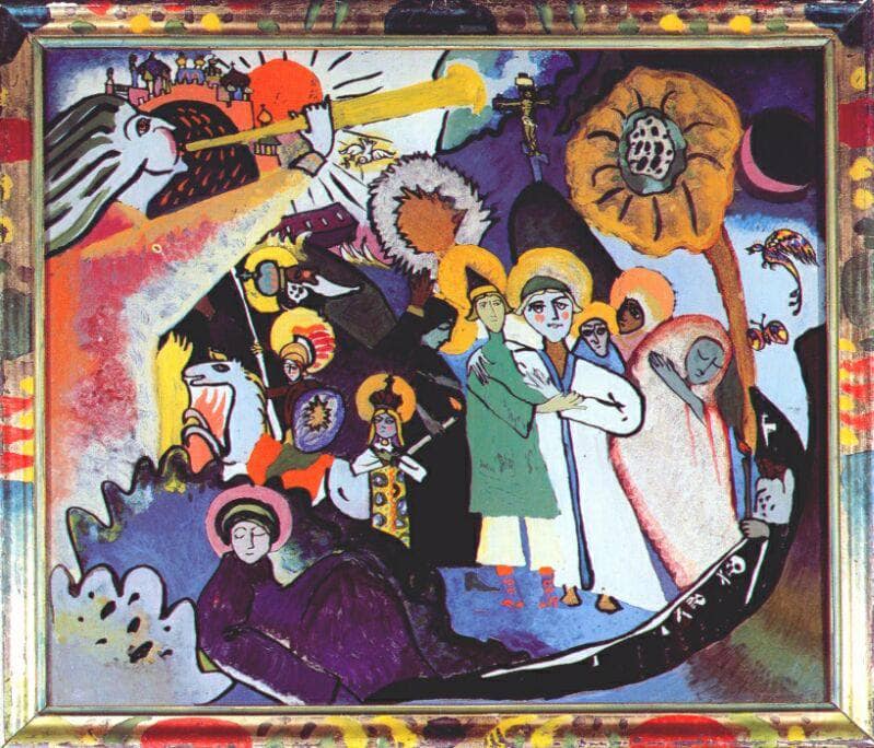 All Saints day I by Wassily Kandinsky — Oil Painting Reproduction