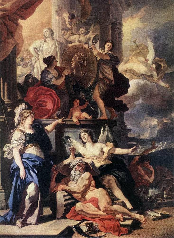 Allegory of a Reign by Francesco Solimena — Oil Painting Reproduction