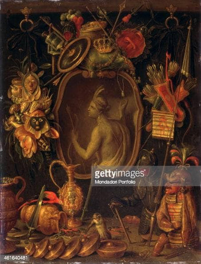 Allegory of America in apartment