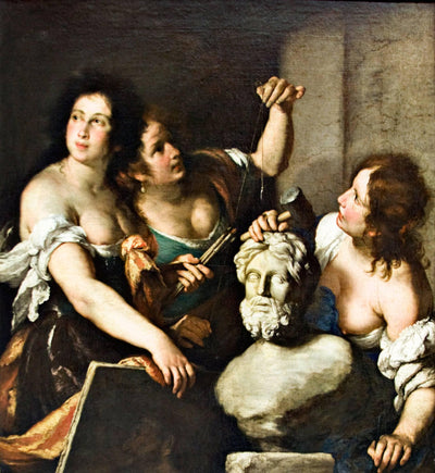 Allegory of Arts in entryway