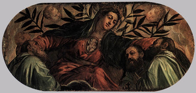 Allegory of the Scuola della Misericordia in modern living room