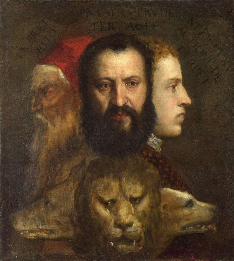 Allegory of Time Governed by Prudence by Titian — Oil Painting Reproduction