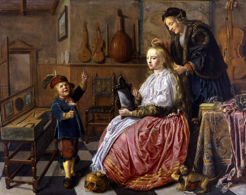 Allegory of Vanity by Jan Miense Molenaer — Oil Painting Reproduction