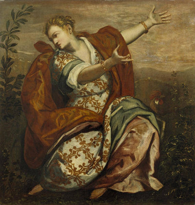 Allegory of Vigilance in hallway