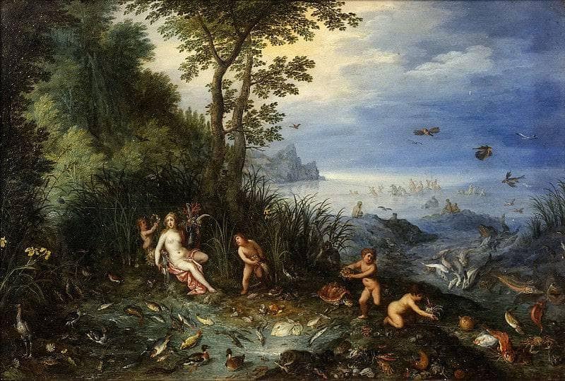 Allegory of Water by Jan Brueghel the Elder — Oil Painting Reproduction