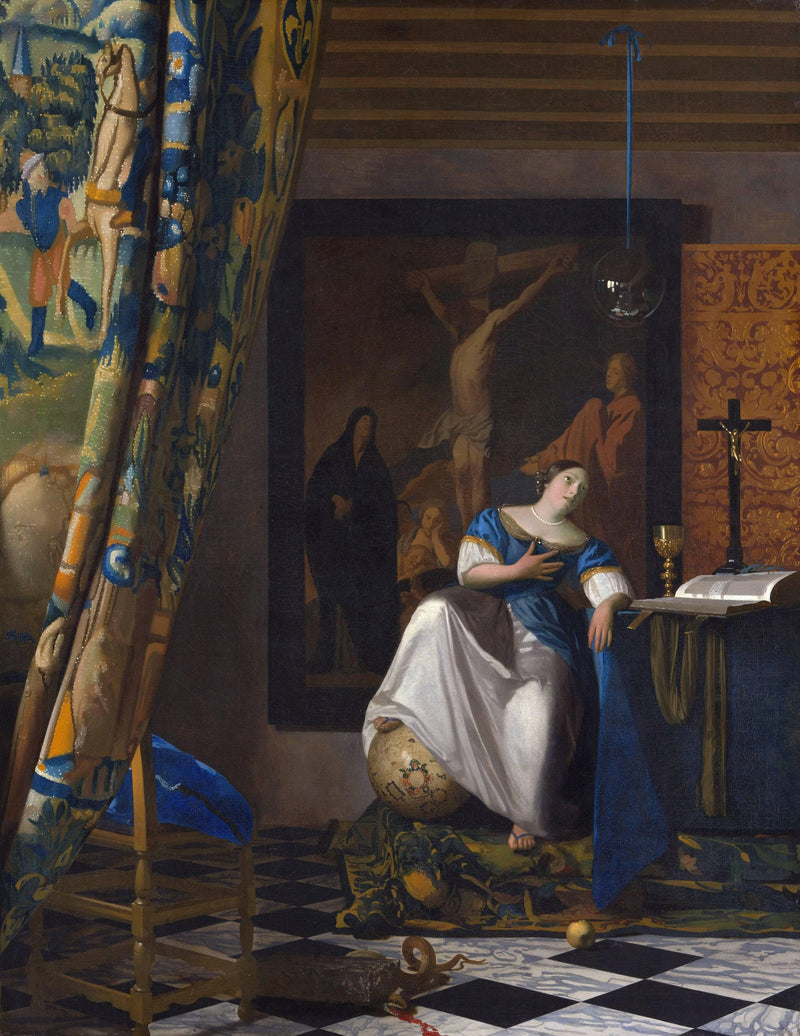 Allegory on Faith by Johannes Vermeer — Oil Painting Reproduction