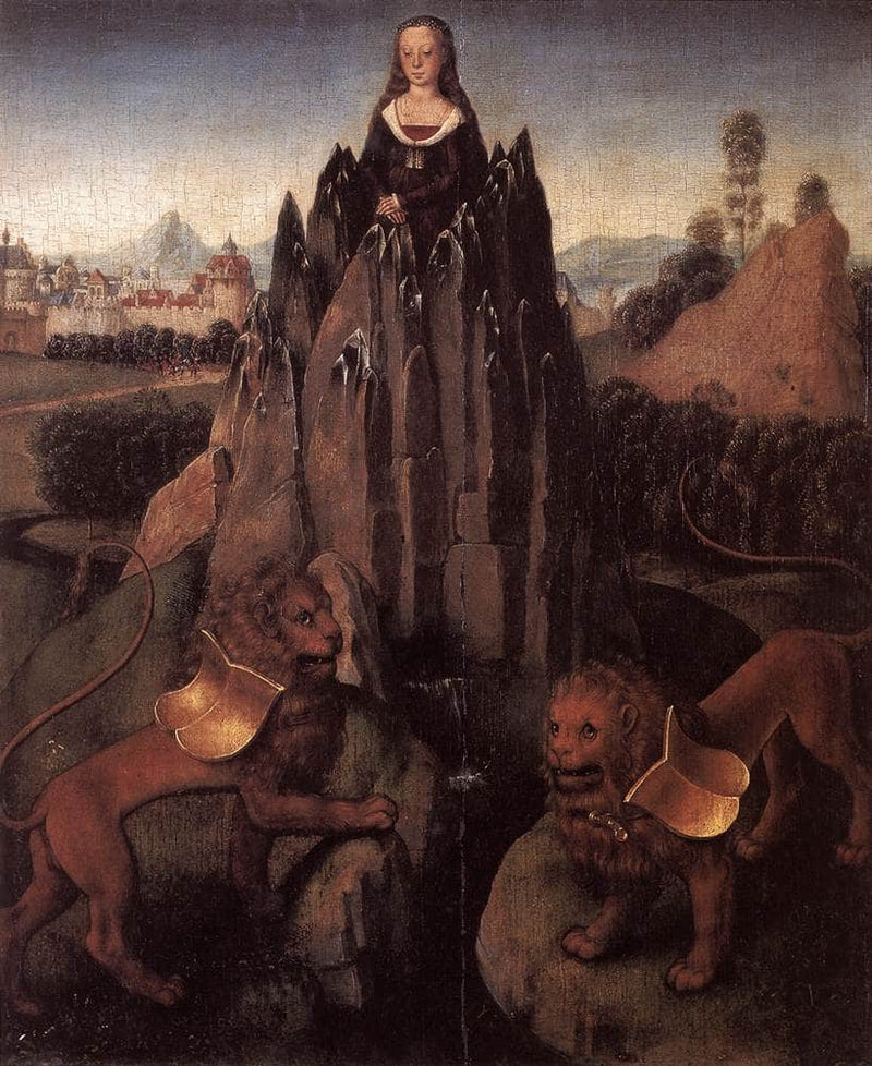 Allegory with a Virgin by Hans Memling — Oil Painting Reproduction