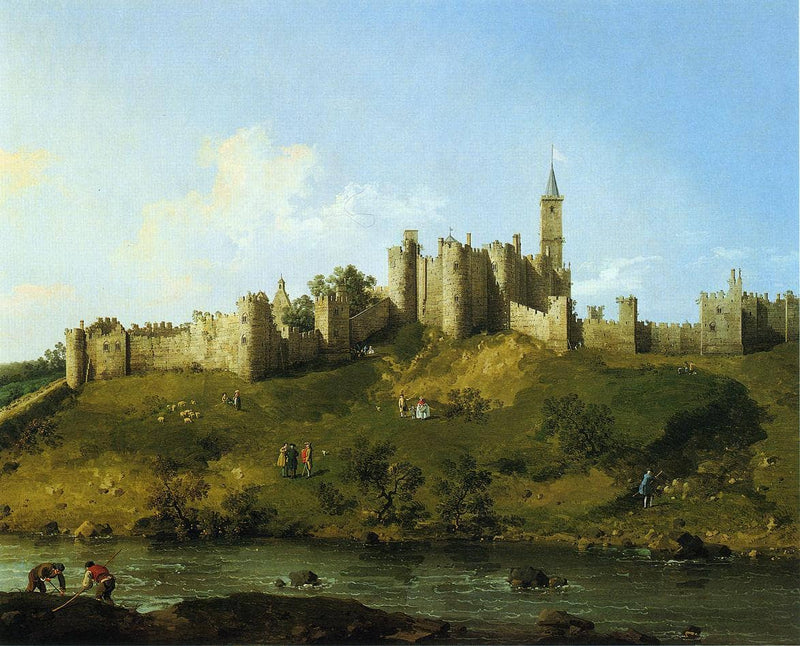 Alnwick Castle by Canaletto — Oil Painting Reproduction