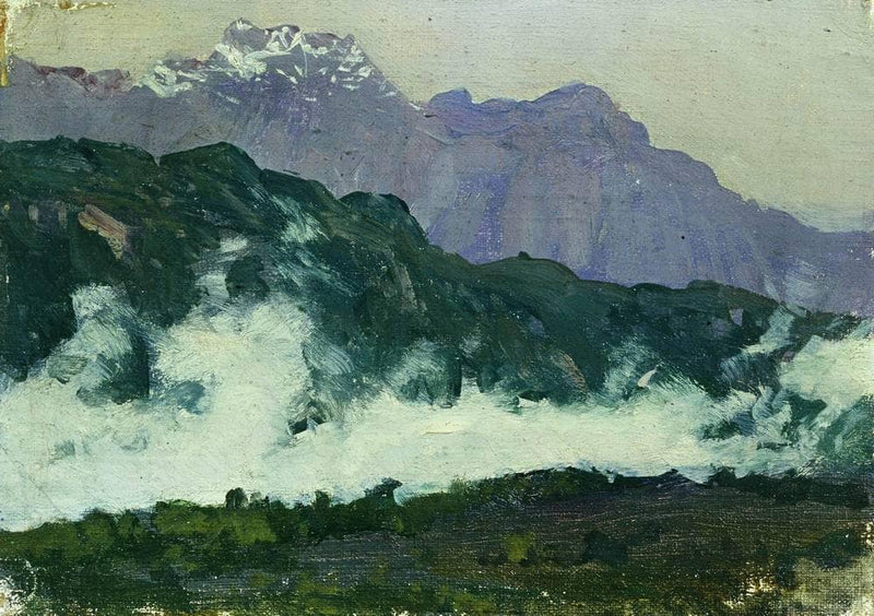 Alps by Isaac Levitan — Oil Painting Reproduction