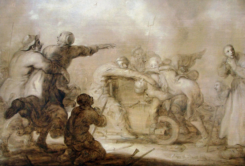 Altogether too stupid! by Adriaen van de Venne — Oil Painting Reproduction