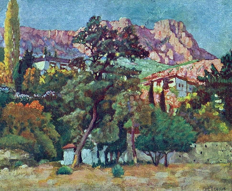 Alupka. Resort Park by Ilya Mashkov — Oil Painting Reproduction