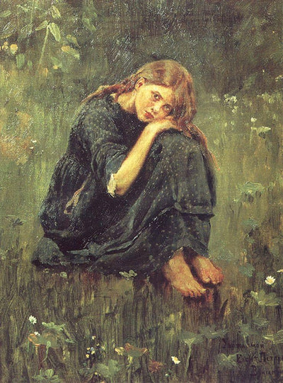 Alyonushka (study) in kitchen