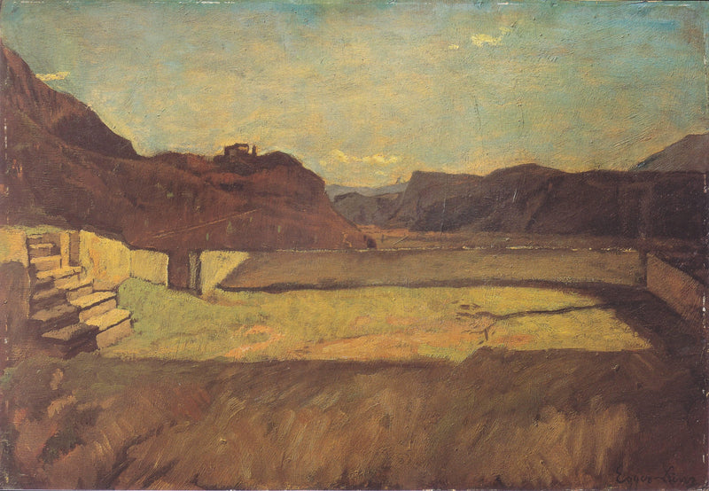 Am Kalvarienberg Bei Bozen by Albin Egger-Lienz — Oil Painting Reproduction