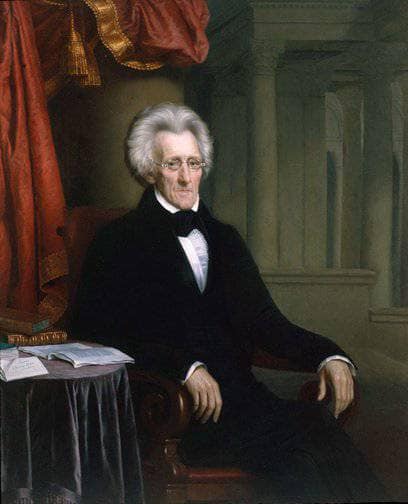Portrait of Andrew Jackson by Jacques Amans — Oil Painting Reproduction