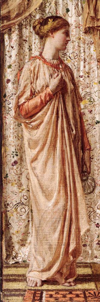Amber by Albert Joseph Moore, Oil Painting Reproduction